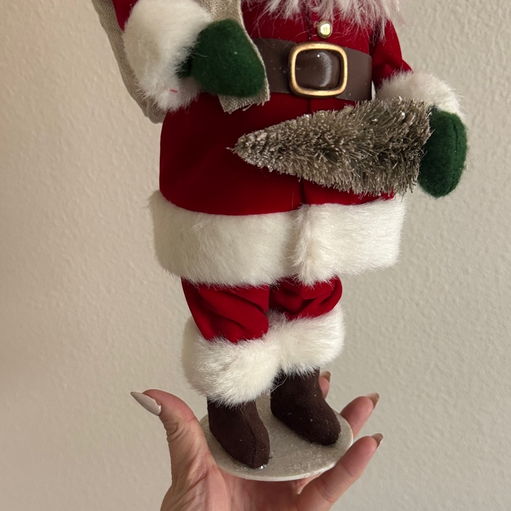 Hobby Lobby Santa Claus Figurine - Red, White, and Green - Picture 3 of 10